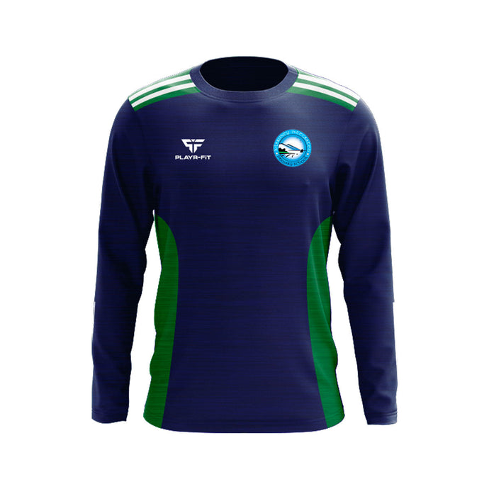 Kilbroney Integrated Primary School Staff Crew Neck Endure (Navy/Green/White) - Kids