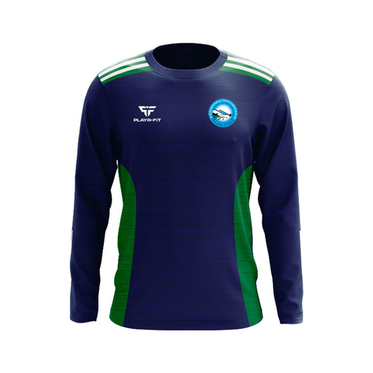 Kilbroney Integrated Primary School Staff Crew Neck Endure (Navy/Green/White) - Kids