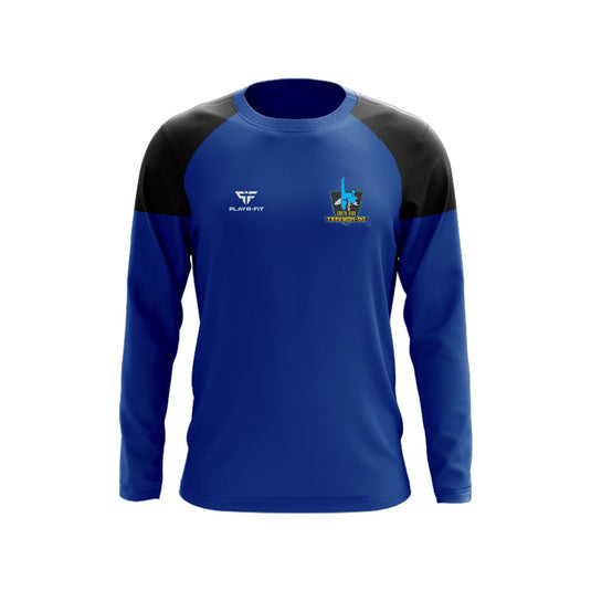 Garth Kidd Taekwon-Do Crew Neck Stellar (Blue/Black) - Kids