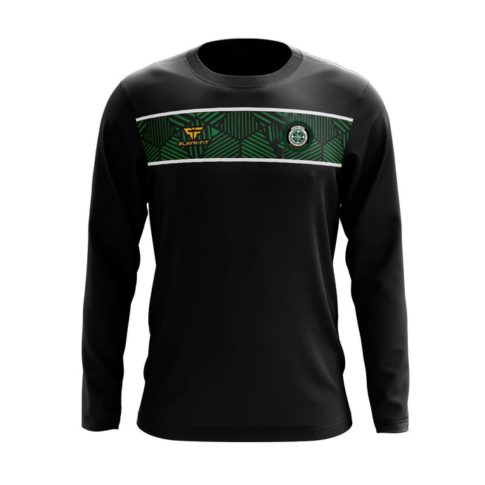Lurgan No1 Celtic Supporters Club Crew Neck Optimum (Black) - Kids