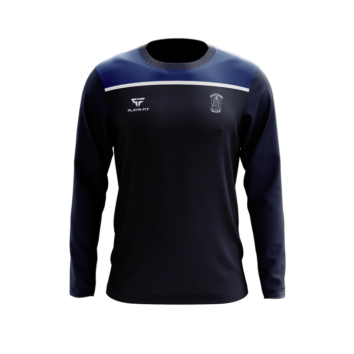 CM Ballygar Students Crew Neck Spirit (Navy/Blue/White) - Kids