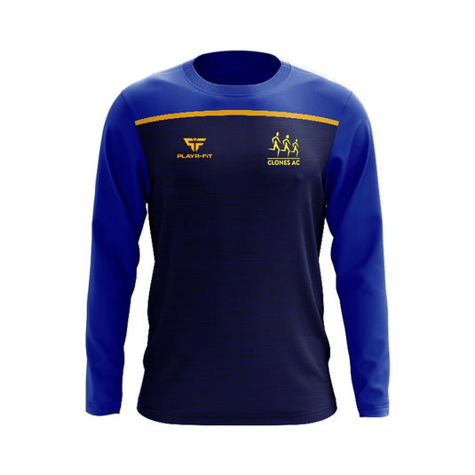 Clones Athletics Club Crew Neck Spirit (Navy/Blue/Yellow) - Adults