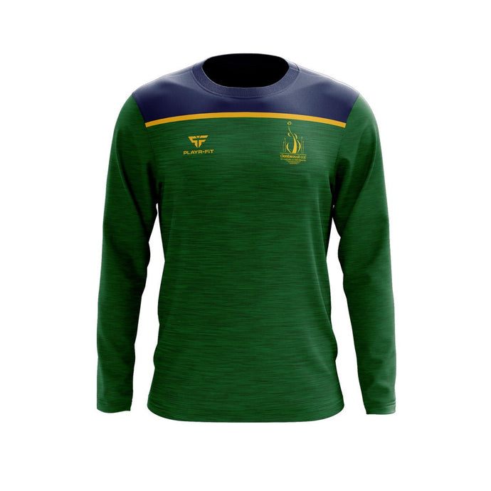 Comhaltas Clanbrassil Crew Neck Spirit (Green/Navy/YellowGold) - Adults