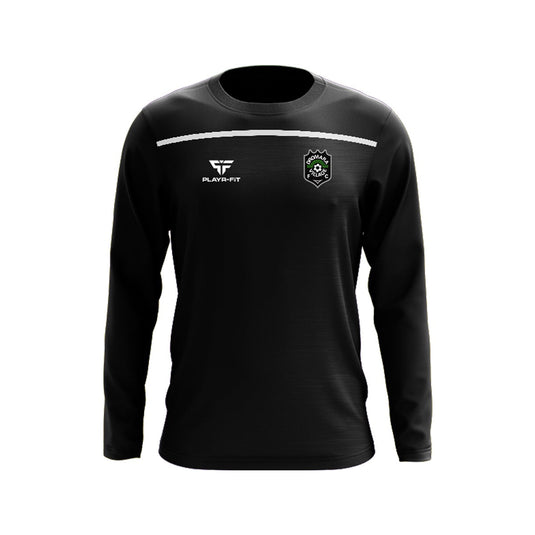 Dromara Village FC Crew Neck Spirit (Black/White) - Adults
