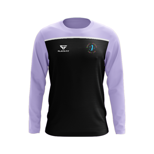 Movers & Groovers Dance Club Crew Neck Spirit (Lilac, Black, White) Colour - Adults