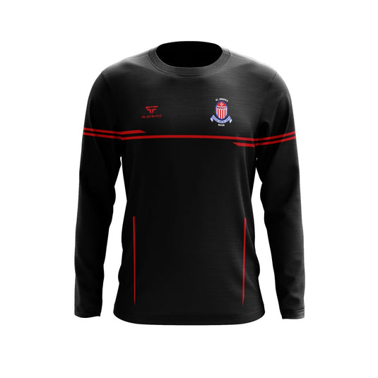 St Josephs Mercy Navan Crew Neck Black/Red - Adults