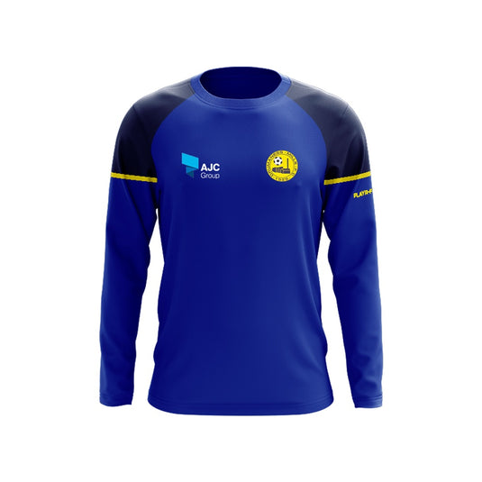 Drumaness Mills FC Crew Neck Stellar (Blue/Navy/Yellow) - Kids