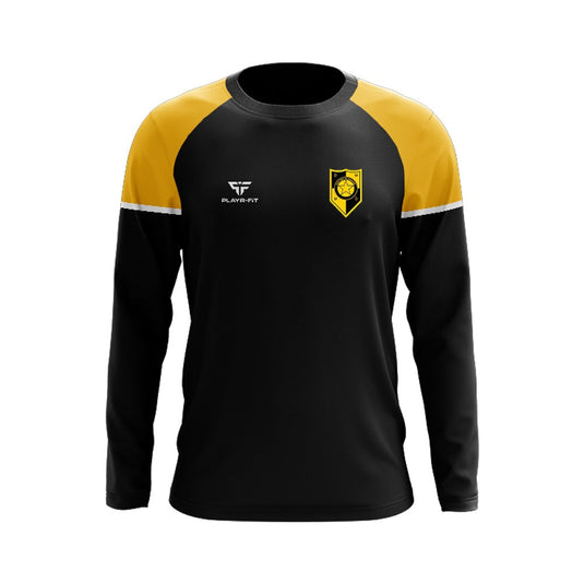 Naomh Moninne Crew Neck Stellar (Black/YellowGold) - Adults