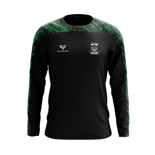 Dundalk Young Irelands Crew Neck (Black/Green) - Adults