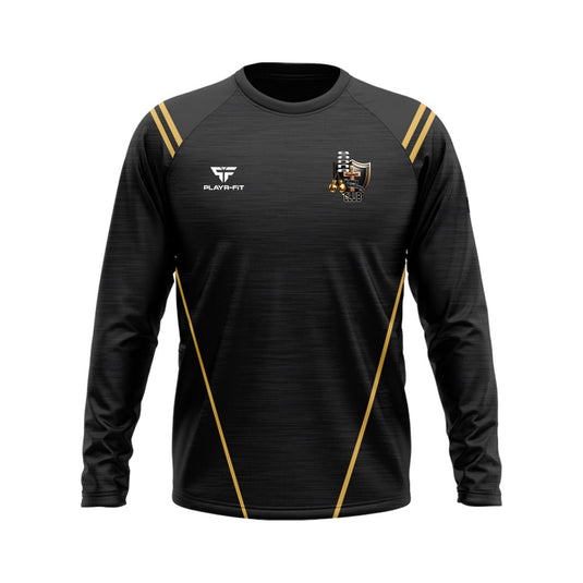 Banna Elite Boxing Club Crew Neck Vigour (Black/Gold) - Adults