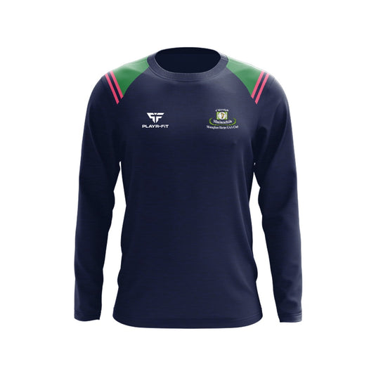 Monaghan Harps CLG Crew Neck Vigour (Navy/Green/Pink) - Kids