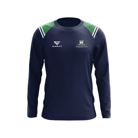 Monaghan Harps CLG Crew Neck Vigour (Navy/Green/White) - Adults