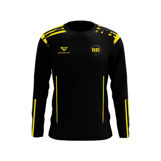 Rossin Runners Crew Neck Adroit (Black/Yellow) - Kids