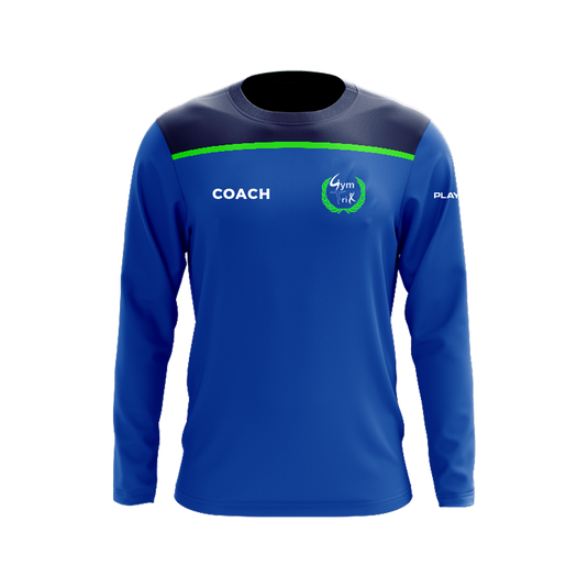 Gym Trix Gymnastics Coaches Crew Neck Spirit Royal Blue/Dark Navy - Kids
