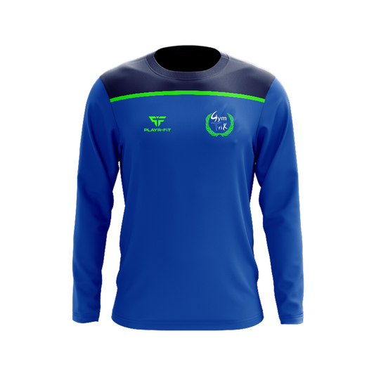 Gym Trix Gymnastics Crew Neck Spirit Royal Blue/Dark Navy - Kids