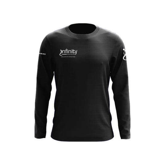 Infinity Channel Swimming Crew Neck Tenacity Black - Adults