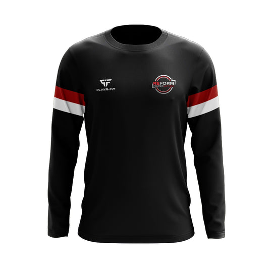 Reform Powerlifting Crewneck (Rseries Powerlifting) (Black/Red/White) - Adults