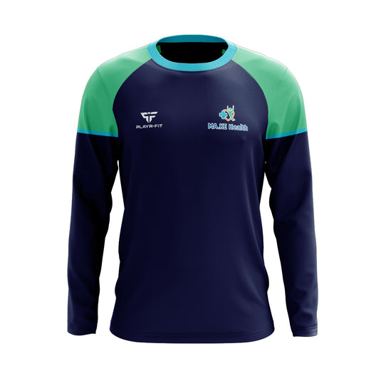 MA.KE Health Crew Neck Stellar (Navy) - Adults