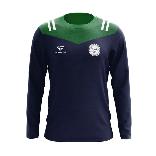 Keady St Francis Students Crew Neck Tenacity (Navy/Green) - Adults