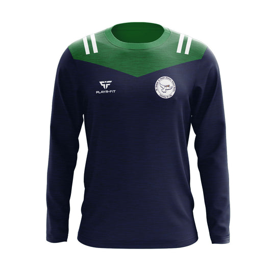Keady St Francis Students Crew Neck Tenacity (Navy/Green) - Kids