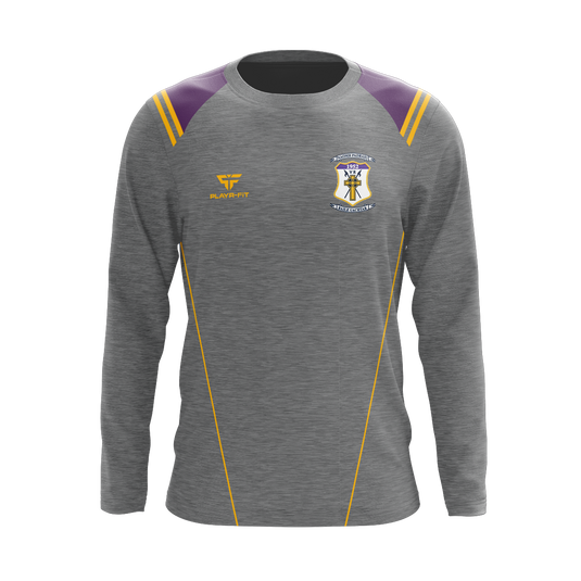 St Pats Wexford Crew Neck Vigour (Grey/Purple/Yellow) - Adults