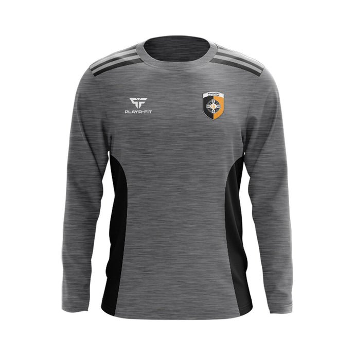 Crossmaglen Rangers Crew Neck Endure (Grey/Black) - Adults