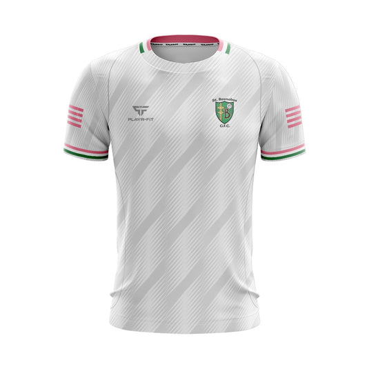 St Barnabas GFC NY Jersey CYC 2025 Girls (White/Pink) - Adults