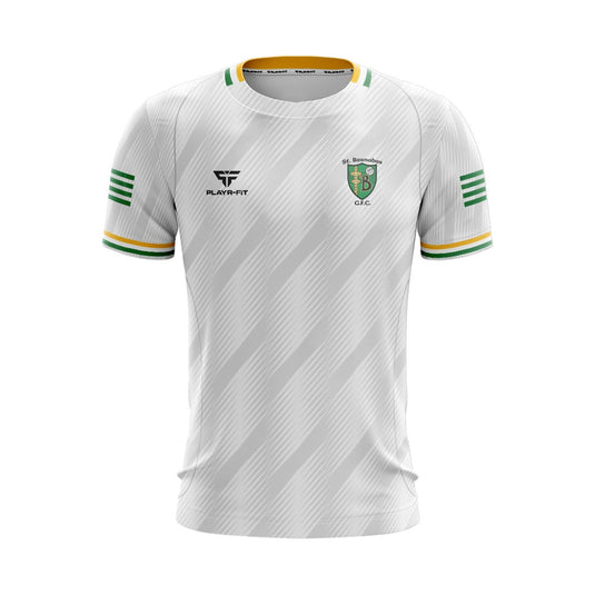 St Barnabas GFC NY Jersey CYC 2025 Boys (White/Green) - Adults