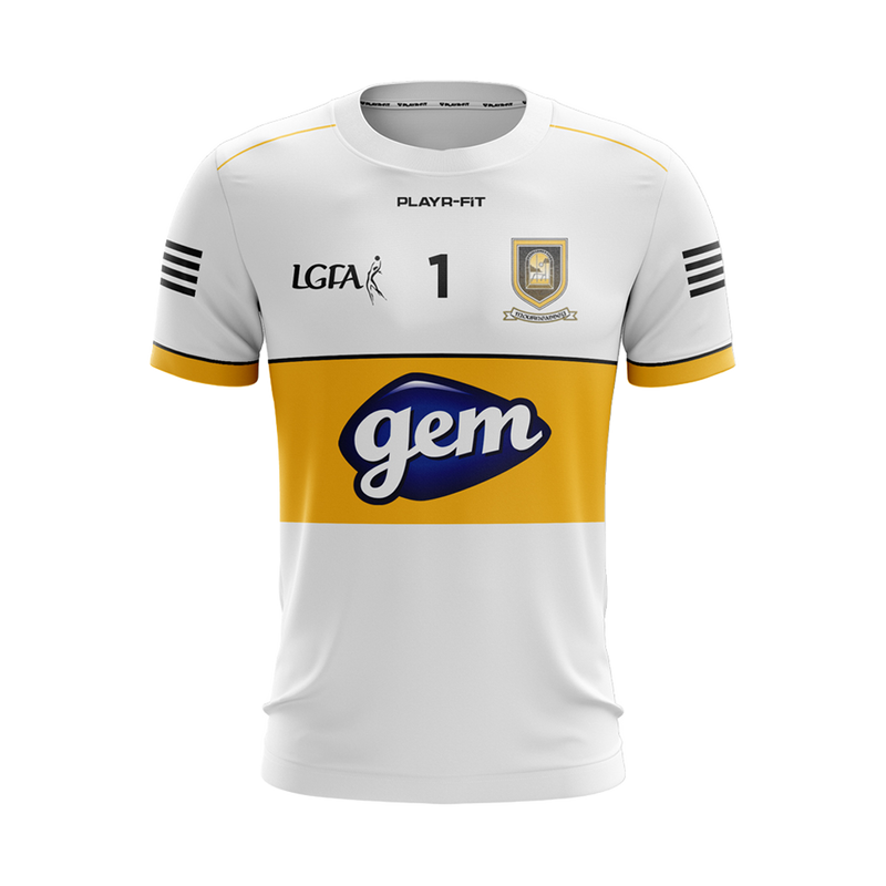 Load image into Gallery viewer, Mourneabbey LGFA Jersey (GK White) - Kids
