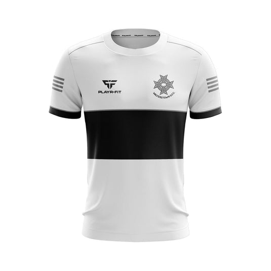 Walterstown GFC Jersey Custom Bold Stripe White - Kids
