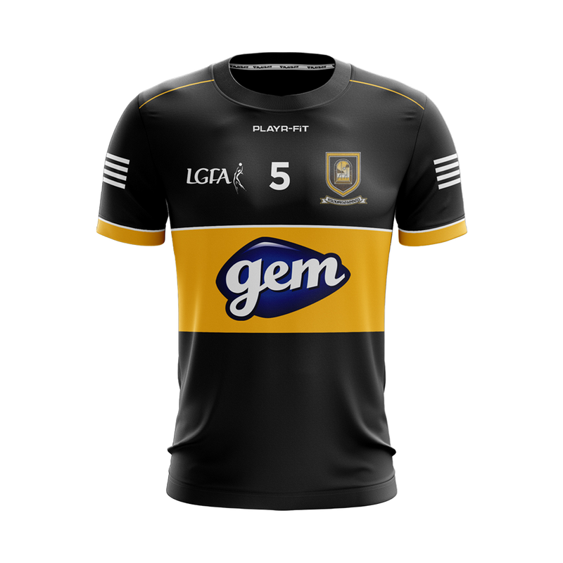 Load image into Gallery viewer, Mourneabbey LGFA Jersey Outfield Black - Kids
