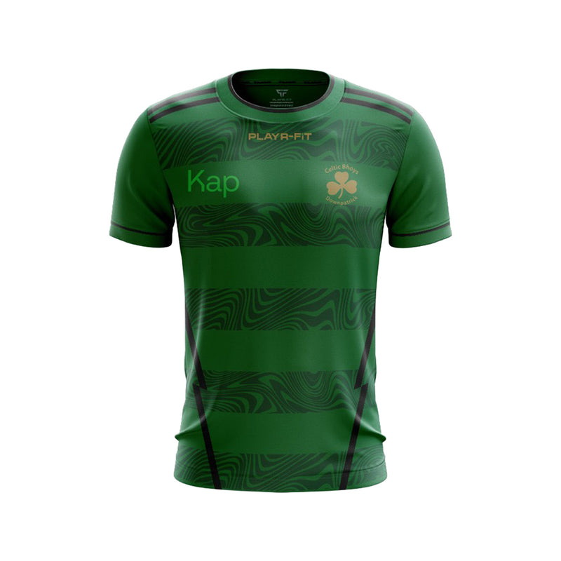 Load image into Gallery viewer, Celtic Bhoys Downpatrick Training Jersey Green - Kids
