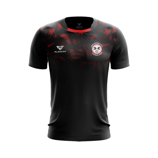 Lusk United T-Shirt (Coach) (Black/Red) - Adults