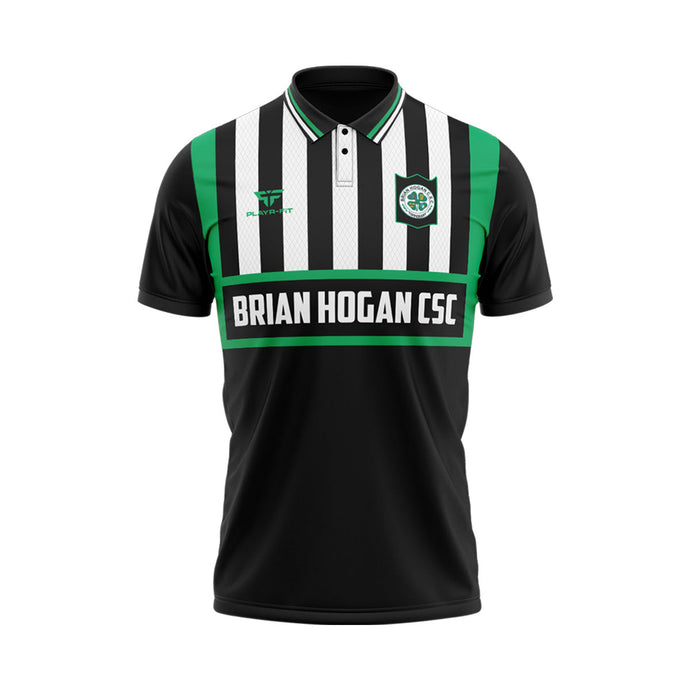 Brian Hogan CSC Tipperary Jersey Custom (Stripes Black) - Adults