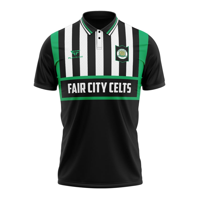 Load image into Gallery viewer, Fair City Celts Jersey (Black Retro) - Adults
