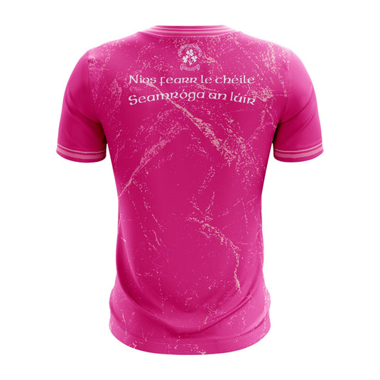Newry Shamrocks GAC Jersey (Pink) - Kids