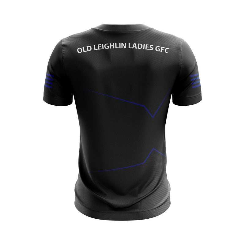 Load image into Gallery viewer, Old Leighlin LGFA Jersey Black - Kids

