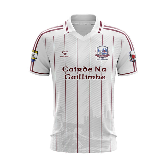 Galway NY IRE Jersey Outfield Playing 2026 (White) V-Neck Collar - Adults