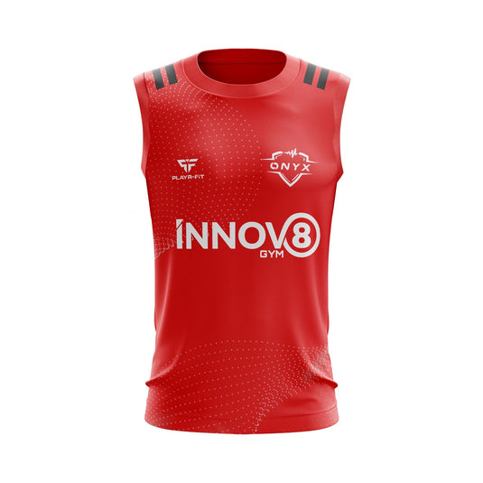 Innov8 Gym Vest Mens Red - Adults