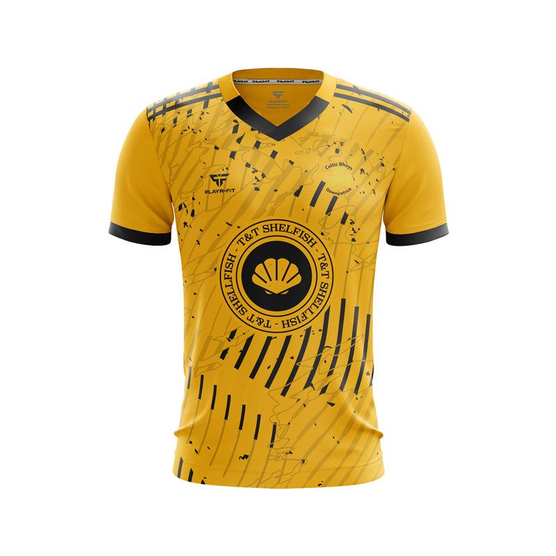 Load image into Gallery viewer, Celtic Bhoys Downpatrick Jersey Training Yellow - Kids
