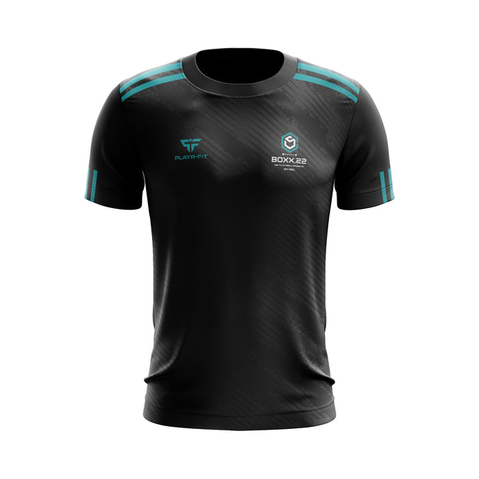 Boxx.22 Health Fitness and Performance Jersey Custom 2025 Black - Adults