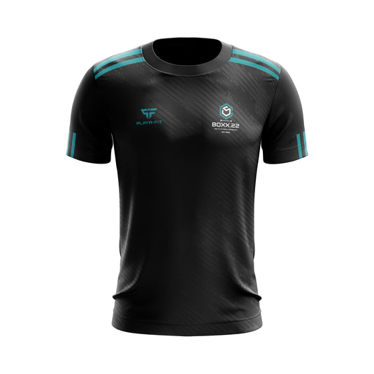 Boxx.22 Health Fitness and Performance Jersey Custom 2025 Black - Adults