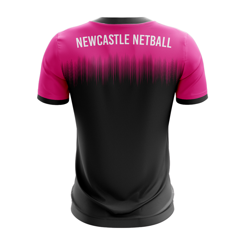 Load image into Gallery viewer, Newcastle Netball Jersey D34 - Adults
