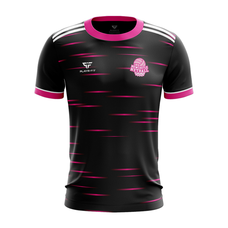 Load image into Gallery viewer, Newcastle Netball Jersey D35 - Kids
