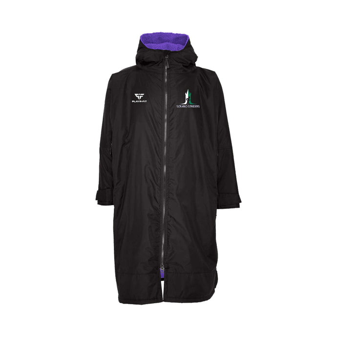 Scrabo Striders Long Padded Jacket (Above Knee) Fleece Lined - Adults