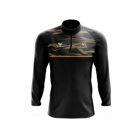 Louth Mavericks Midlayer (1/4 Zip) Dynamic - Black - Adults