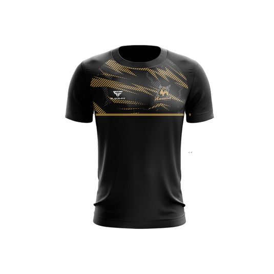 Louth Mavericks T-Shirt Dynamic - Black - Adults