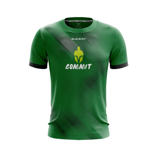 Commit Gym Hyrox Jersey E01 Green - Adults