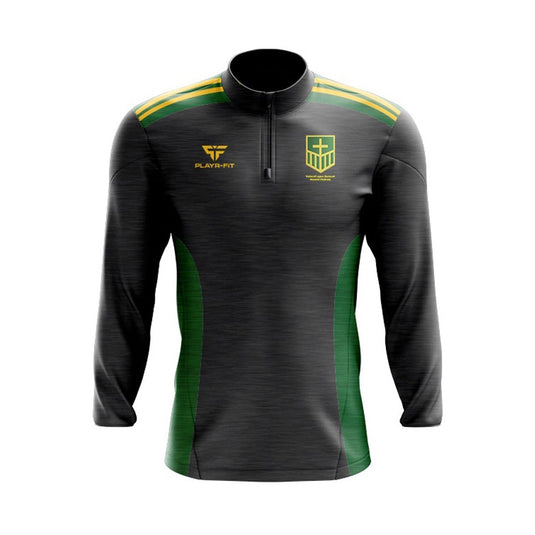 St Patricks PS Newry Midlayer (1/4 Zip) Endure Grey - Kids