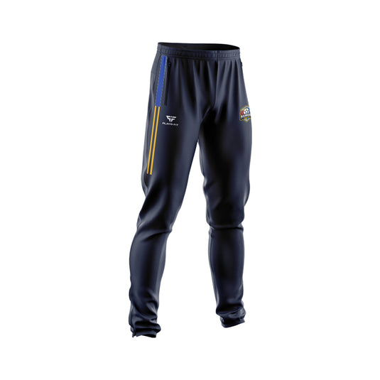 Bangor Boccia Club Skinny Pants Endure Navy/Yellow Gold - Adults